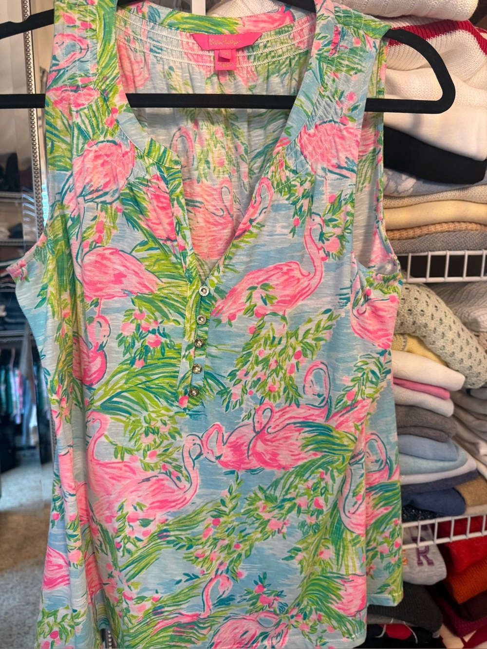 Lilly Flamingo Top🦩